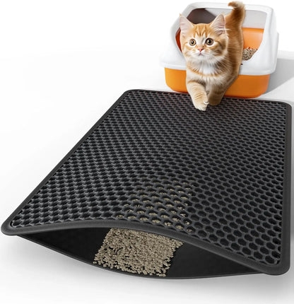 Double Layer Cat Litter Mat Heavy Duty Waterproof Cat litter box Washable Bed Mat Clean Pad Products Mat Pet Clean