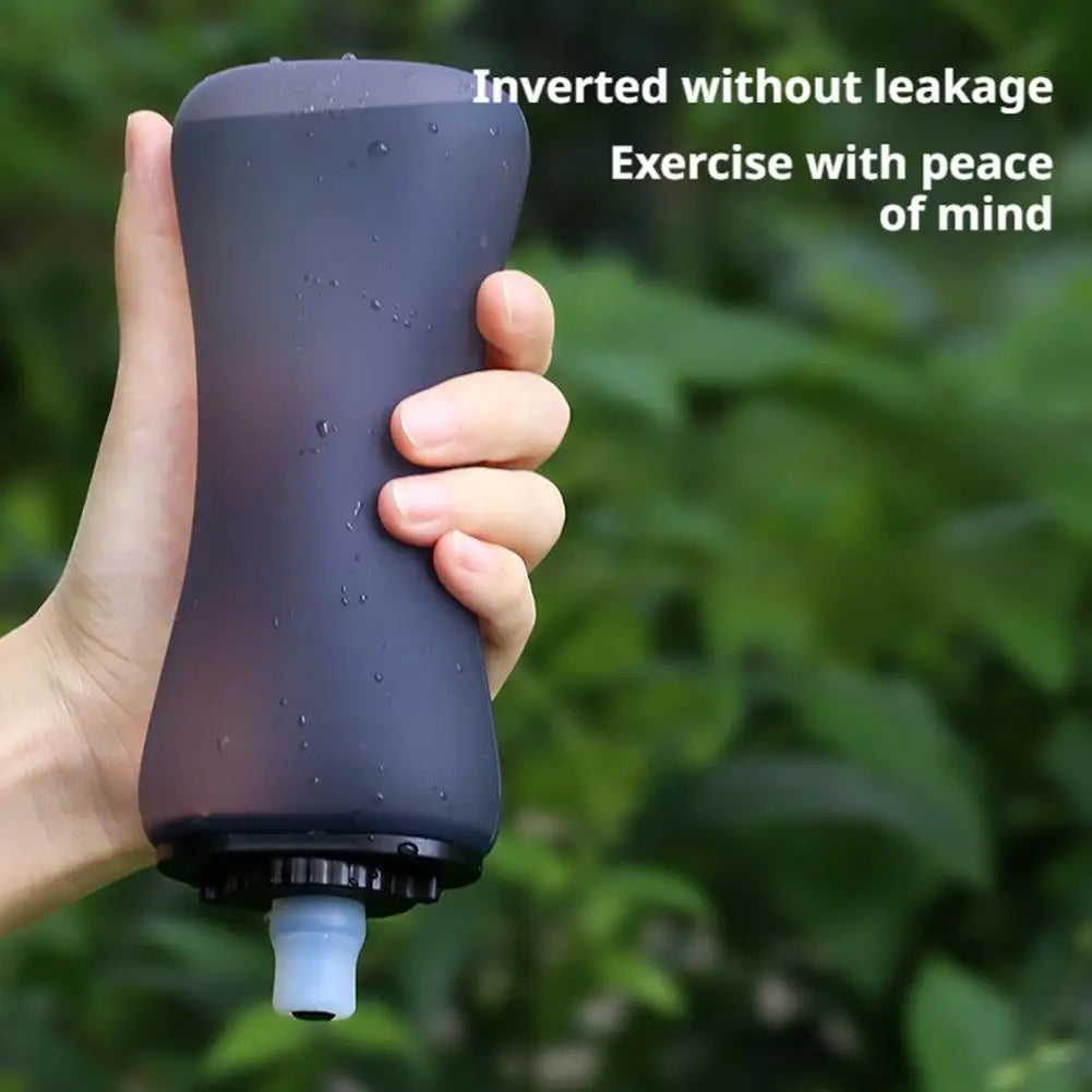 Foldable Outdoor Sports Water Bottle Outdoor Cycling Sport Food Grade Water Bottle Silicone Mountaineering Portable Water Bottle