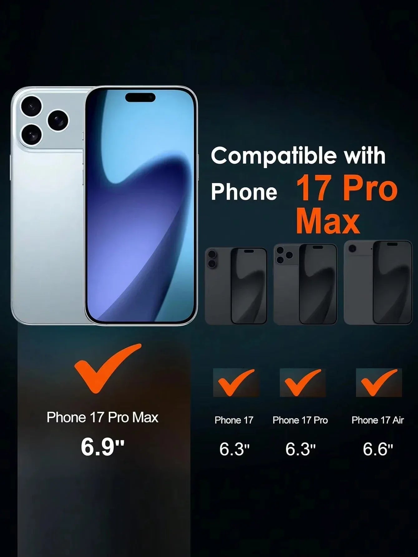 5pcs Tempered Glass For iphone 17 Pro Max Air 16 16e 15 14 13 12 11 6 7 8 Plus Mini X Xr Xs Max Protective Glass For iPhone 17