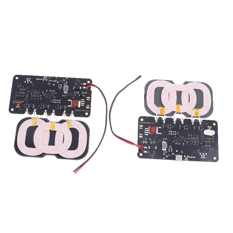 20W High-Capacity Wireless Charger for Car/Home Use; Includes Type-C Interface and 3-Coil DC9-32V Module