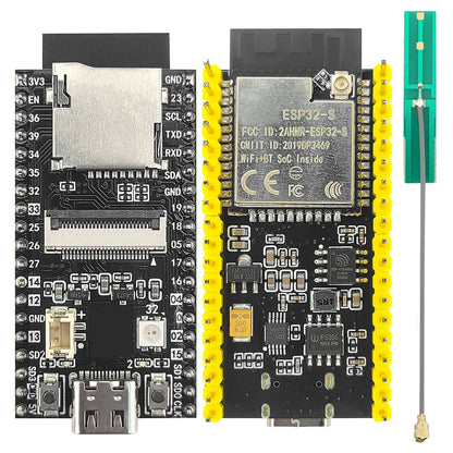 ESP32 CAM Development Board with OV2640 Camera Module Extend 2.4G Extend Antenna 4MB Flash 8MB PSRAM 16GB TF Card ESP32-S3