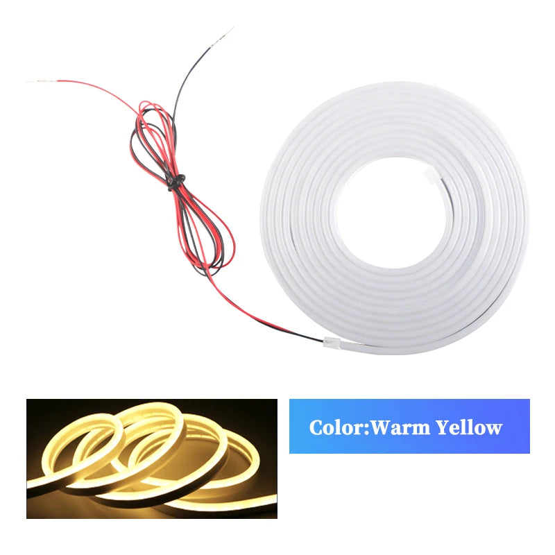 LED Trunk Lighting Lights Dynamic Flowing Flexible Light Strip On/Off Scanning Atmosphere Lamp Waterproof for Car Accessories