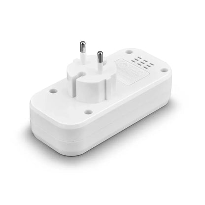 2025 New Upgrade European Plug Socket EU Plug Adapter With 2 USB Outlet Charger Multi Function Travel Charger For Phones Tablets