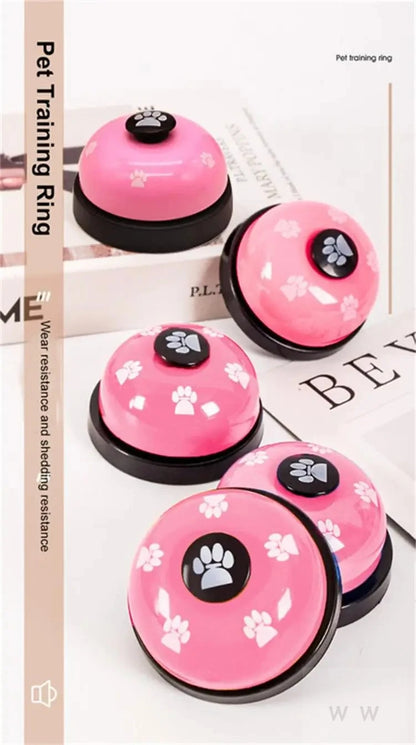 1pc Pet Toy Training Dinner Small Bell Footprint Dog Toys for Teddy Puppy Pet Call Puppy Accessories Pet Toys
