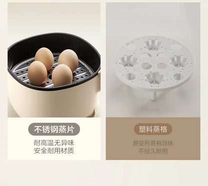 Household multifunctional electric cooking pot frying pan integrated folding pot student dormitory electric cooking pot