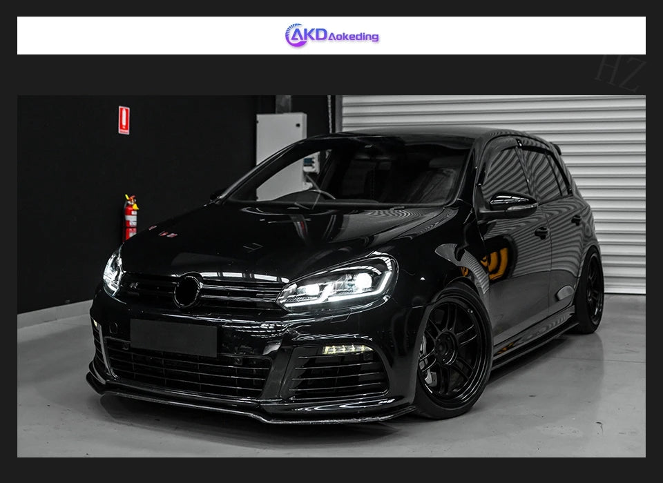 Headlight For VW Golf 6 MK6 2009-2013 Car автомобильные товары LED DRL Hella 5 Xenon Lens Hid H7 Golf6 Car Accessories