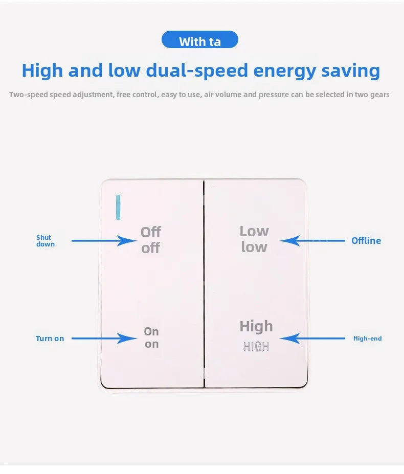 Exhaust Fans Home Silent Inline Pipe Duct Fan Bathroom Extractor Ventilation Kitchen Toilet Wall Air Clean Ventilator
