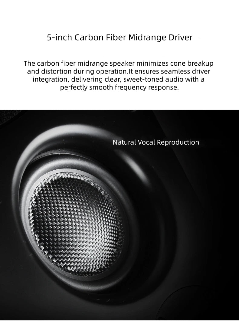 BN-186 3-Way Hi-Fi Floor Standing Speakers, 12-Inch Passive Tower Audiophile System for Home Audio