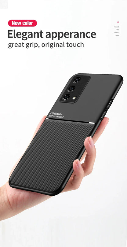 For OPPO F11 F19 F21 K11 Find X3 Pro X5 Lite Find X6 Pro Summer Heat Dissipation Anti Slip Phone Case Magnetic Matte Back Case