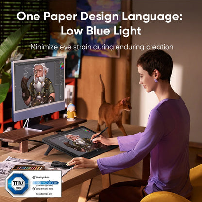 XPPen Artist Pro 19 (Gen 2) 4K Graphics Tablet Monitor with 99.8% sRGB X3 Pro Stylus 18.4 Inch Drawing Display for Windows Mac