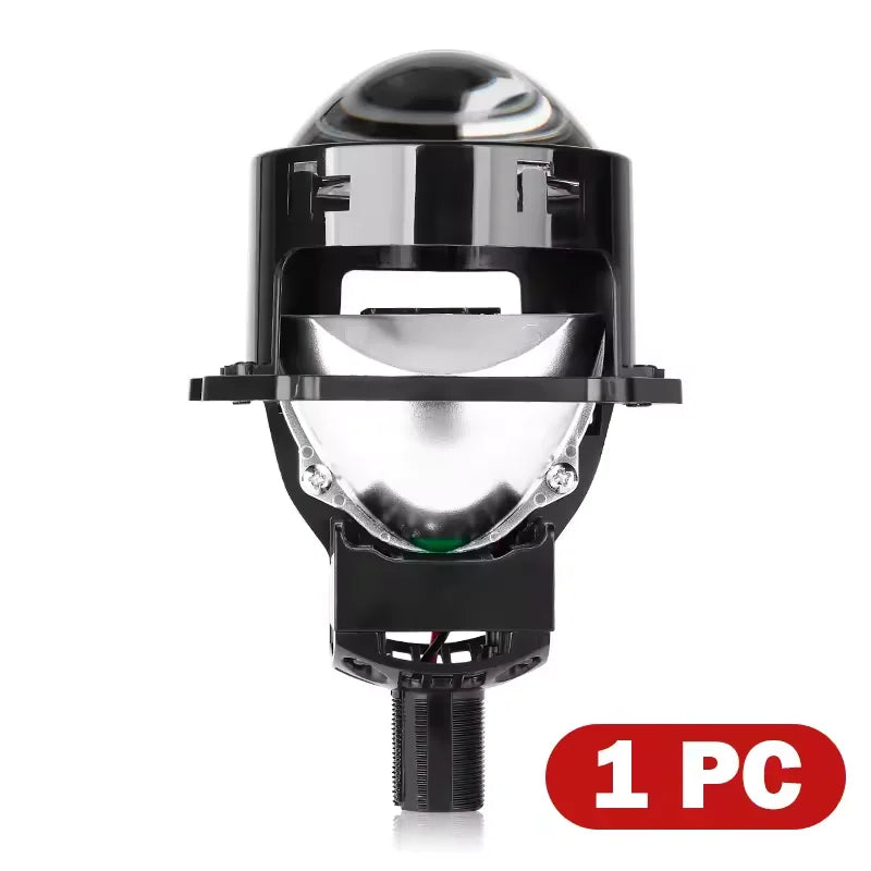 2pcs 3.0 Inch Bi Led Projector Lens Halo Light H4 H7 H1 9005 9006 Car Headlights Bulb Angel Eyes High Low Beam LED LHD RHD 6000K