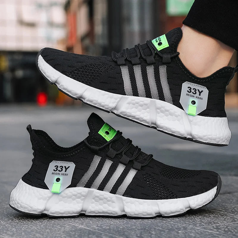 Men Shoes Autumn Soft Casual Shoes Lightweight Mesh Sports Running Shoes Men Sneakers Tenis Masculino Zapatillas Hombre