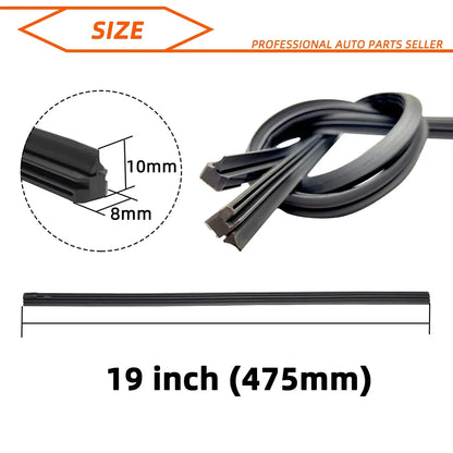 Windshield wiper blade modification parts, automotive windshield wiper rubber strips, automotive, truck, SUV general automotive
