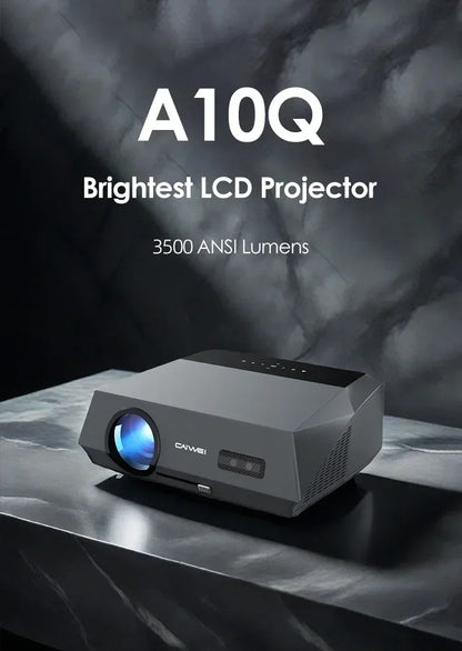 CAIWEI A10Q Projector 4K Full HD 1080P Home Theater Google TV WiFi Smart TV AutoFocus Netfli Beam проектор for Outdoor
