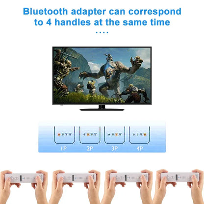 a Whole Set Remote Controller with Nunchuck Controller for  Wii Games Control for Wii Console Wireless Gamepad with Motion Plus