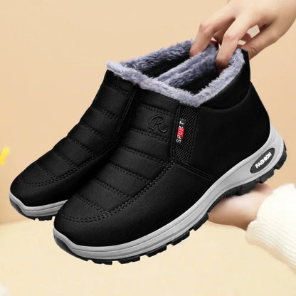 Winter New Women's Warm Cotton Boots Fleece-lined Thickened Waterproof Non-slip Women's Cotton Shoes Snow Boots