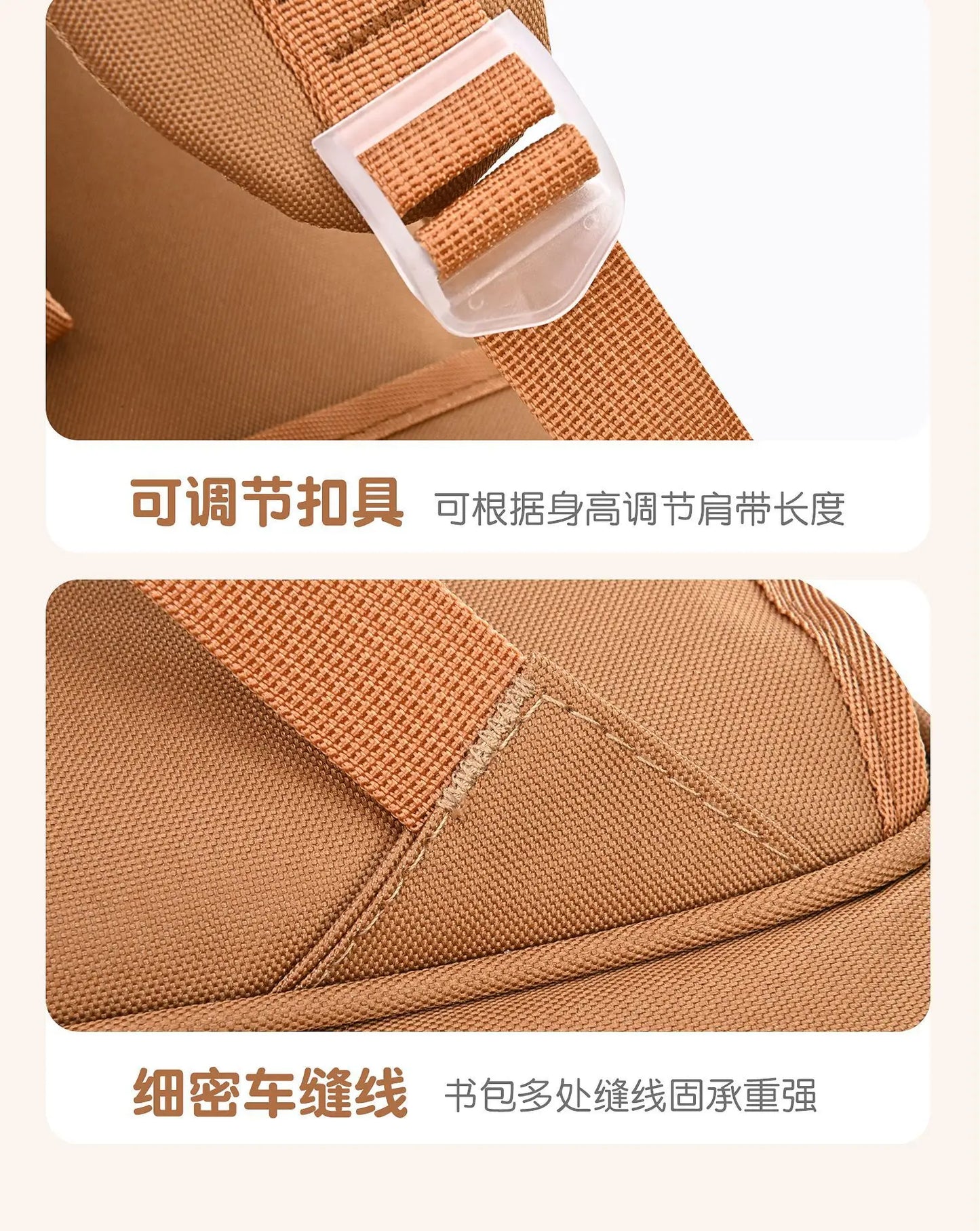 Capybara Rolling School Backpack Children School Bag with Wheels Girls Boys Trolley Schoolbag Rolling Wheeled Backpacks