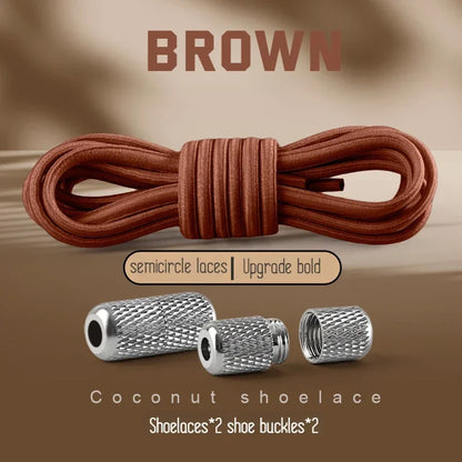 New Elastic Laces Sneakers Tennis Round Shoe laces Without ties Kids Adult Rubber Bands No Tie Shoelace Shoe Accessories
