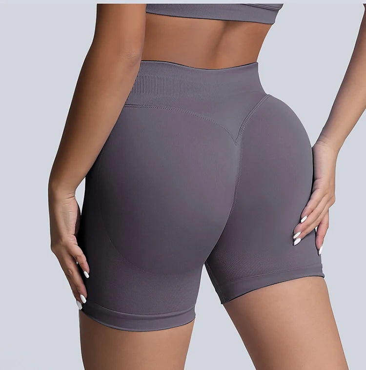 Impact Shorts Women High Waist Hip Lifting Yoga Short Fitness Seamless Elastic Workout Wear Woman Yoga Shorts Gym Female