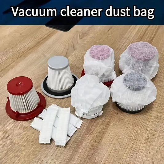 100 Pieces Cheap Disposable Vacuum Cleaner Filter Protective Cover Washable Non-woven Fabric For Hand Held Vacuum Cleaner