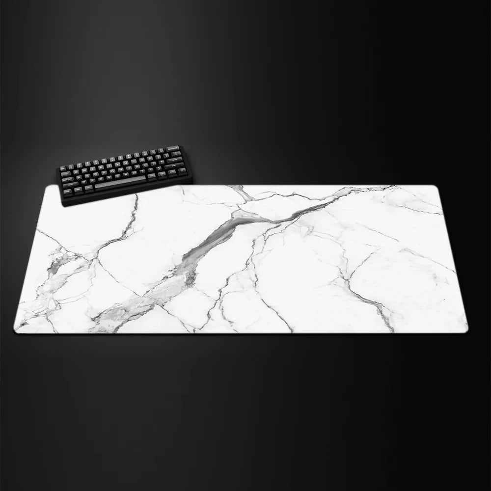 Marble Texture Mouse Pad New Large Computer Office Game Table Mats XXL 90x40 Rubber Anti-slip Gaming Keyboard Mat Long Desk Pads