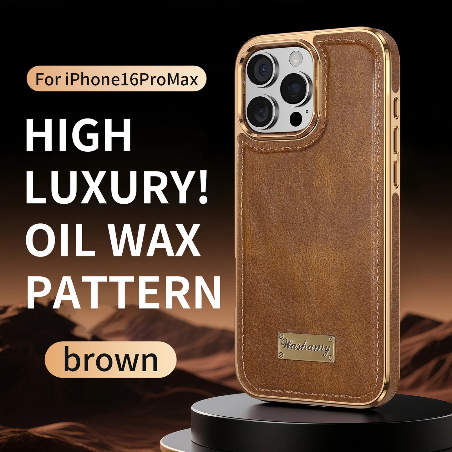 Business Retro Leather Back Case For iPhone 17 Pro Max / 17 Air For Magsafe Magnetic Magnets Shell