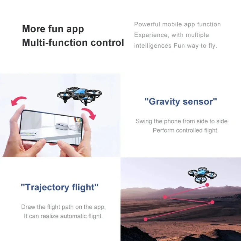 New 811 Mini Drone 8K Profession 4K HD Wide Angle Camera Wifi Rc Fpv Foldable Drones Height Keep Drones Helicopter Kids Toys