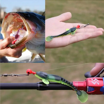 Sougayilang Soft Lure 4.5g 3.5in 90mm 12PCS/Lot Fishing Swimbait Lure Set Tail Worm Saltwater/Freshwater Fishing Baits