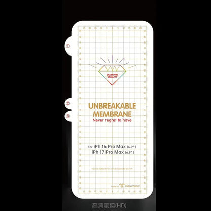2pcs/set HD Matte Transparent Soft Hydrogel Film Screen Protector for iPhone 17 Air Pro Max Front Back UNBreakable Membrane Film