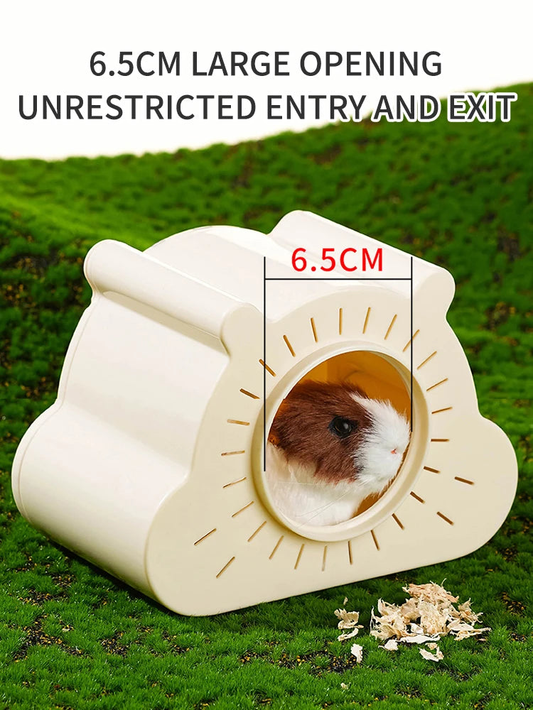 Visual Hamster Nest Flower Branch Mouse Evacuation House Four Seasons Universal Cartoon Magnetic Cage Observation House