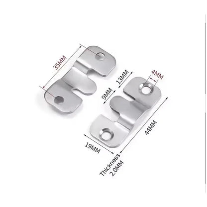 10PCS Universal Mounting Hooks Heavy Duty Wall Hanger Bracket for Pictures Frames Furniture Home Decor Storage