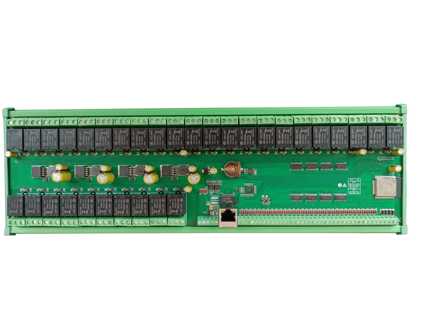 Ethernet Relay Board 16 32 Channel ESP32 WIFI MQTT Home Assistant Domoticz OpenHAB Digital Input Smart Switch
