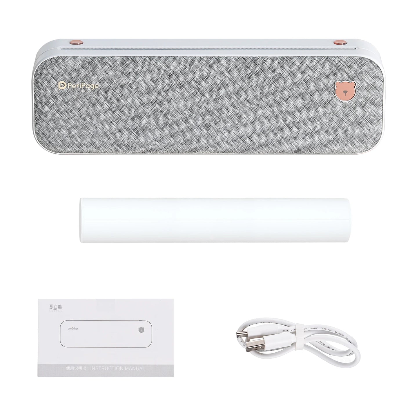 PeriPage A40 A4 Paper Printer Direct Thermal Transfer Wirless Mobile Photo Printer USB BT Connection For 2''/3''/4'' Paper Width