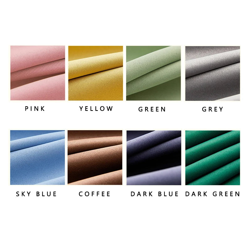 Modern Blackout Curtain For Bedroom Beige Color Girl Curtians For Living Room Window Treatment Drapes High Shading 85% Custom