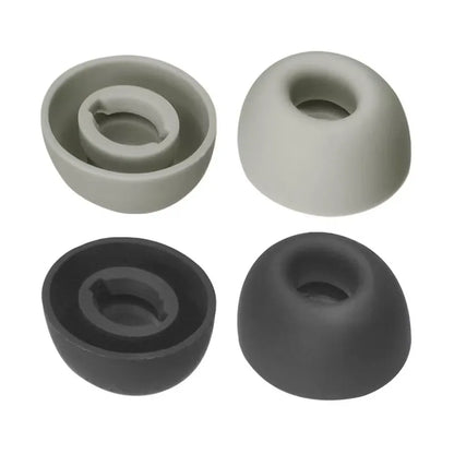 6PCS In-Ear Earcaps For JBL Tour Pro 2 Earphone Silicone Case Covers Cap Replacement Tips Earbuds Eartips Ear pads Grey/BlacK
