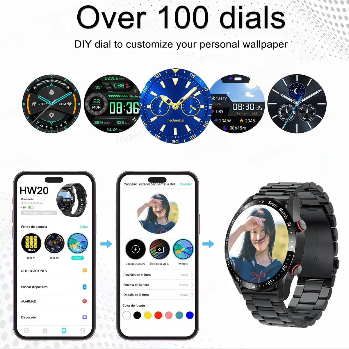 2026 New Voice Call Smart Watch Men GT Series HD AMOLED Screen Heart Rate Sports Watch ECG+PPG Health Smartwatch For Android IOS