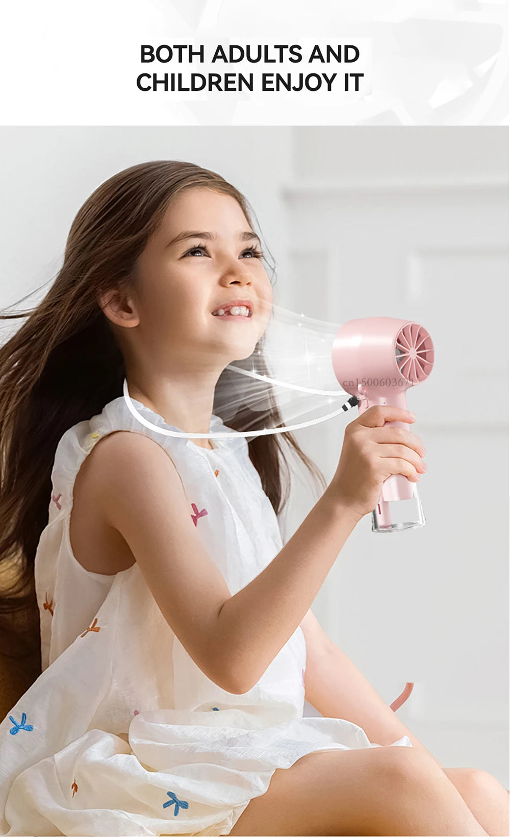 Portable Mini Humidifier Fan Neck Hanging Spray Fan Handheld Water Mist Fan Rechargeable Personal Hand Fan With Water Spray