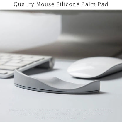 2026 Mouse Wrist Rest Silicone Hand Cushion Soft Pad Palm Support Moves With Wrist Business Office Computer Game Durable Armrest