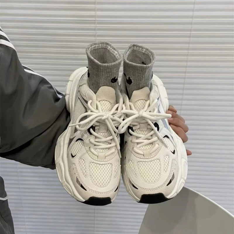 Women's Luxary Sneakers 2025 Mesh Breathable Shoes for Women Sports Running Casual Ladies Fitness Vulcanize Shoes Baskets