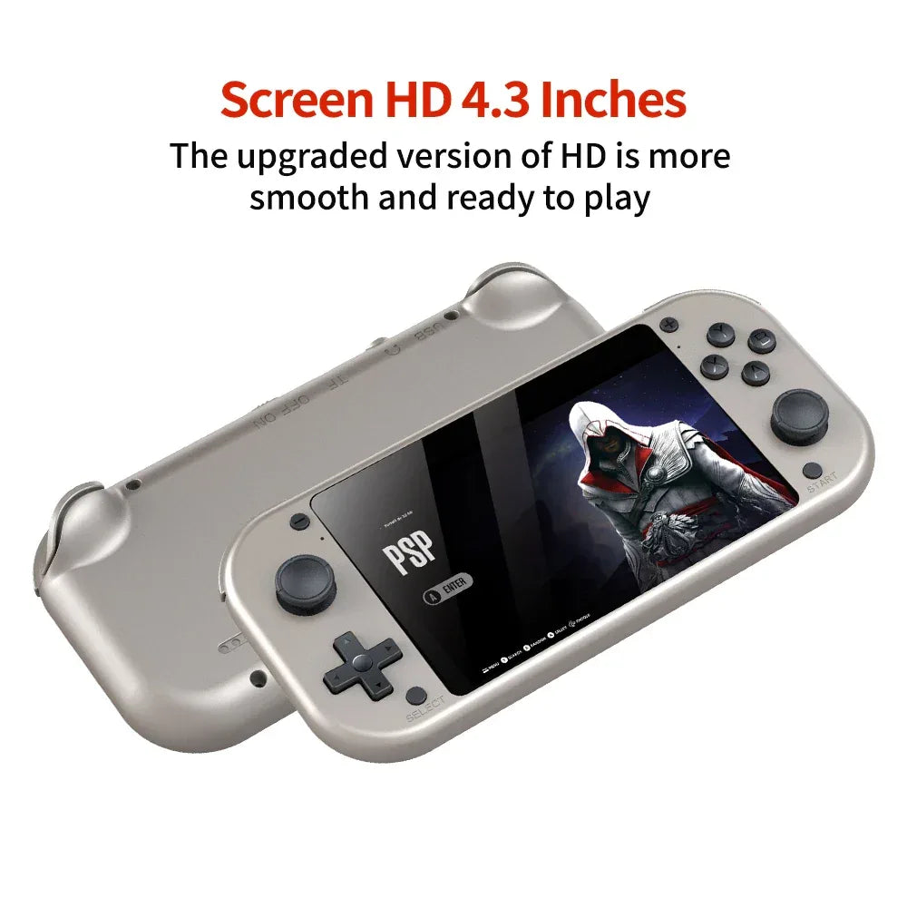 M17 Portable Video Game Console Retro Linux Open Source System 4.3-inch IPS display Portable 64GB pocket video player