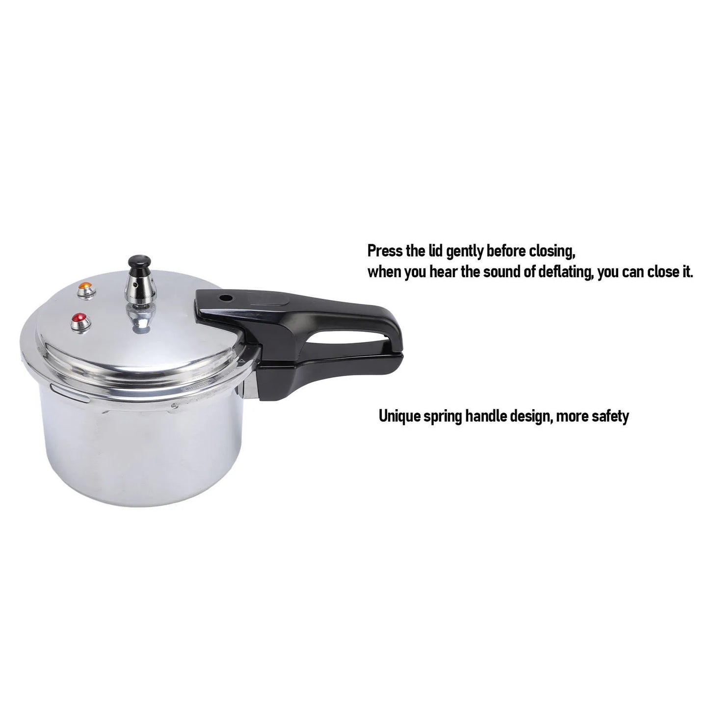 Pressure Cooker Aluminum Alloy Pressure Canning Pot Cooker Explosion Proof Large Capacity Fast Cooking Pot Kitchen Cookware