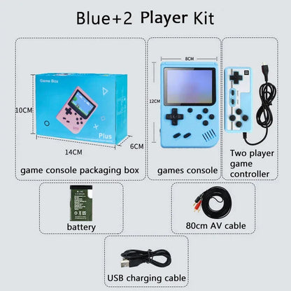 Retro Portable Mini Handheld Video Game Console 8 Bit 3.0 Inch Color LCD Kids Color Game Player Built in 500 Games