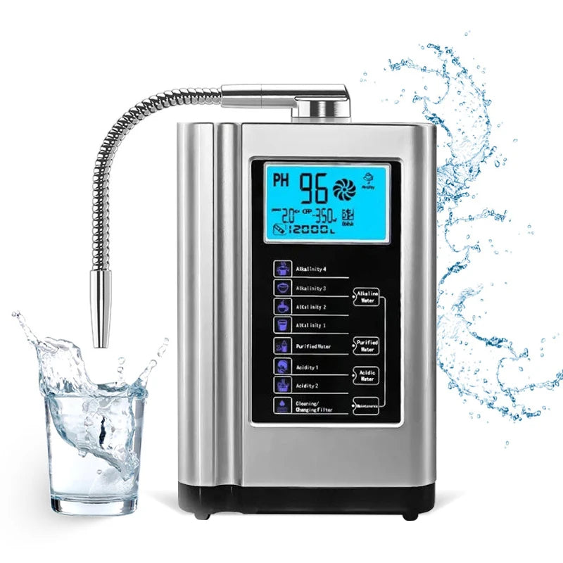 5 Plates Kangen Water Ionizer PH 3.5-10.5 Alkaline water Generator Hydrogen Reduced water ionizer With Built-in Carbon Filter