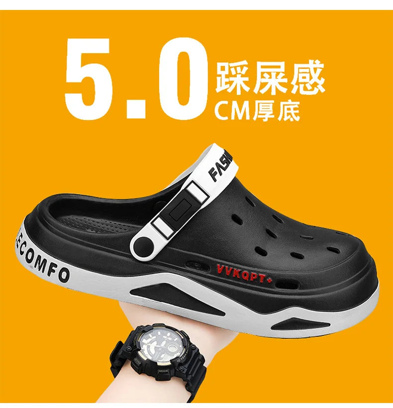 New Breathable sandals For Women Men Summer EVA Garden Clogs Shoes Outdoor Holes Beach Slippers Comfortable House Slides