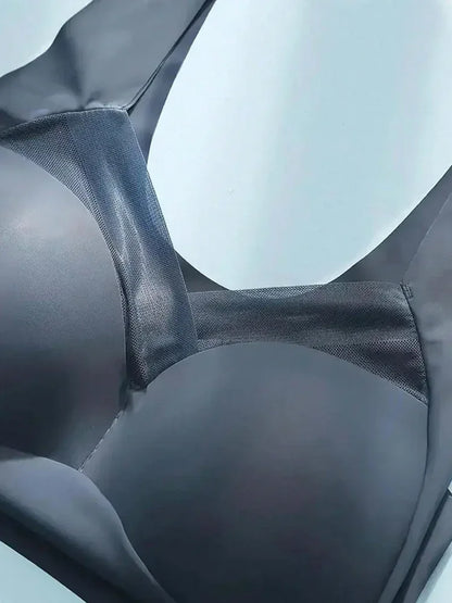 2 PCS Underwear Seamless Bra Women Is Sexy Large Size Tops Support Small Comfortable No Steel Ring Underwear L-6XL