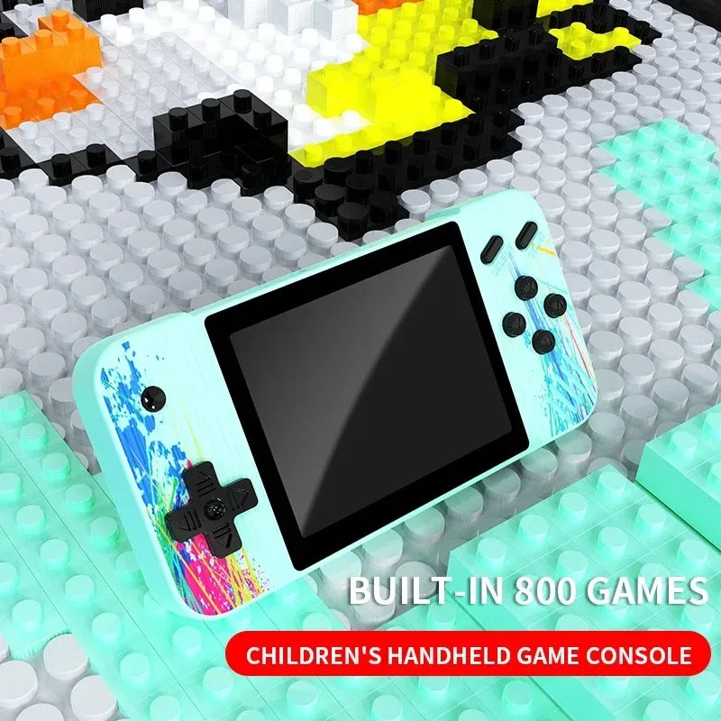 800 In 1 Games doodle Handheld Game Players Portable Retro Video Console Boy HD 3.5 Inch 1080*680 Resolution Color Screen Games