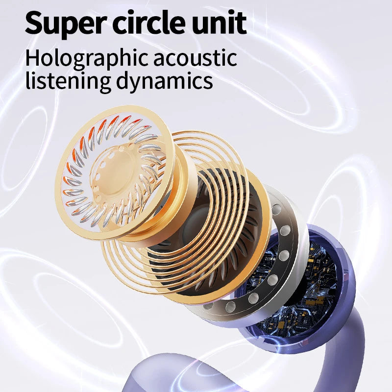 New Sport Earclip Wireless Headphone Bluetooth Earphone audífonos bluetooth inalámbrico Gaming LED Display for xiaomi huawei