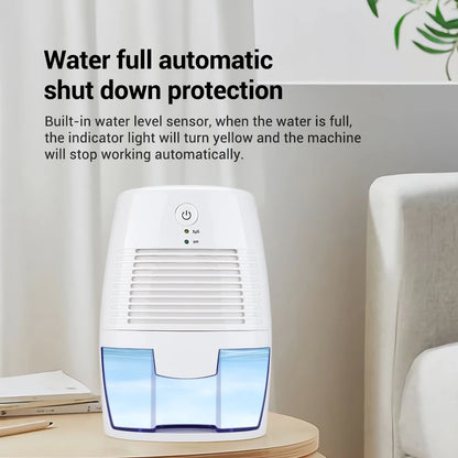 Home Mini Dehumidifier Portable Bedroom Quick Moisture Air Dryer Mute Absorber Bathroom Closet Dehumidifier Desiccant USB Plug