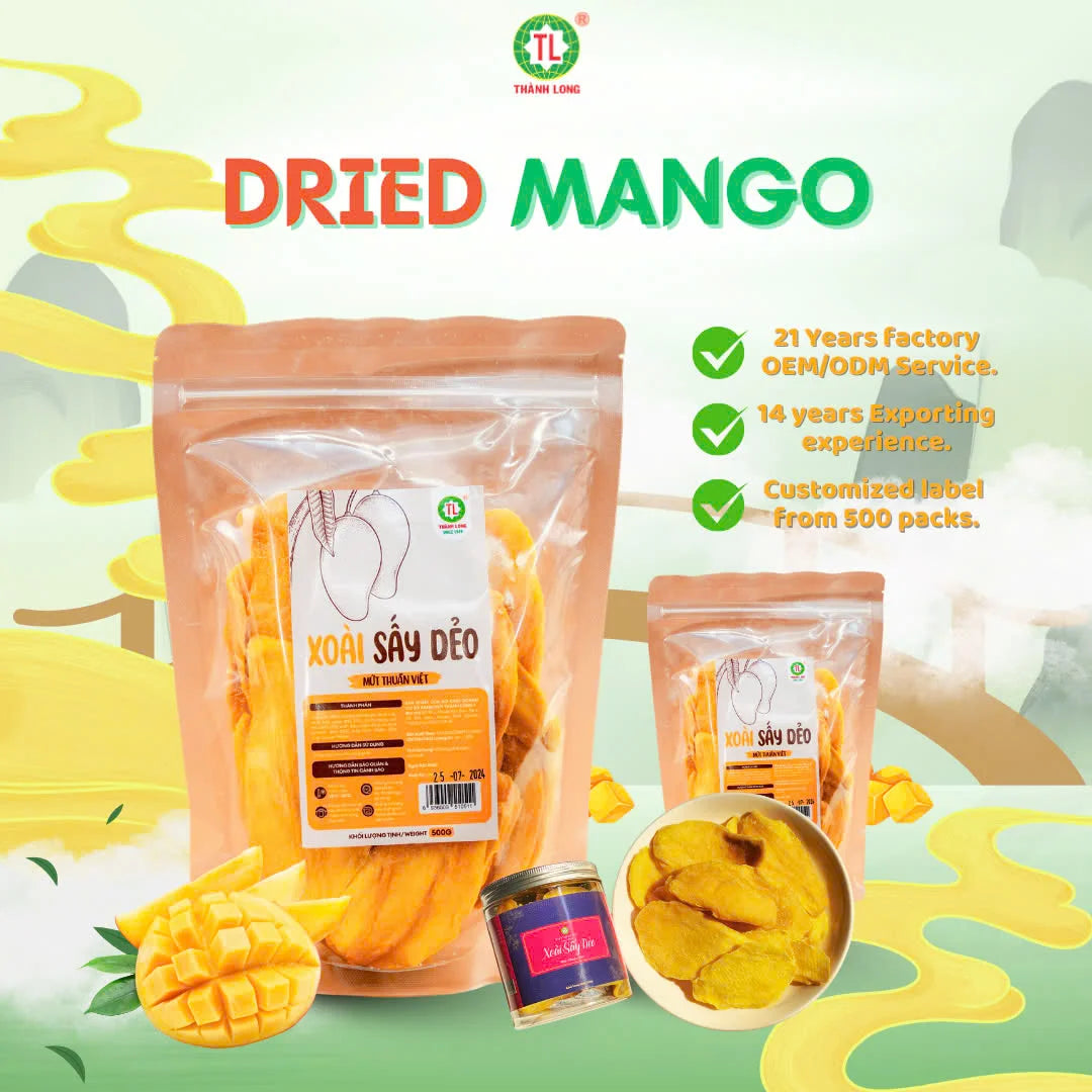 High Quality ISO 22000 Certified AD Sweet Soft Dried Mango Vietnam Manufacturer OEM/ODM Drying Machine