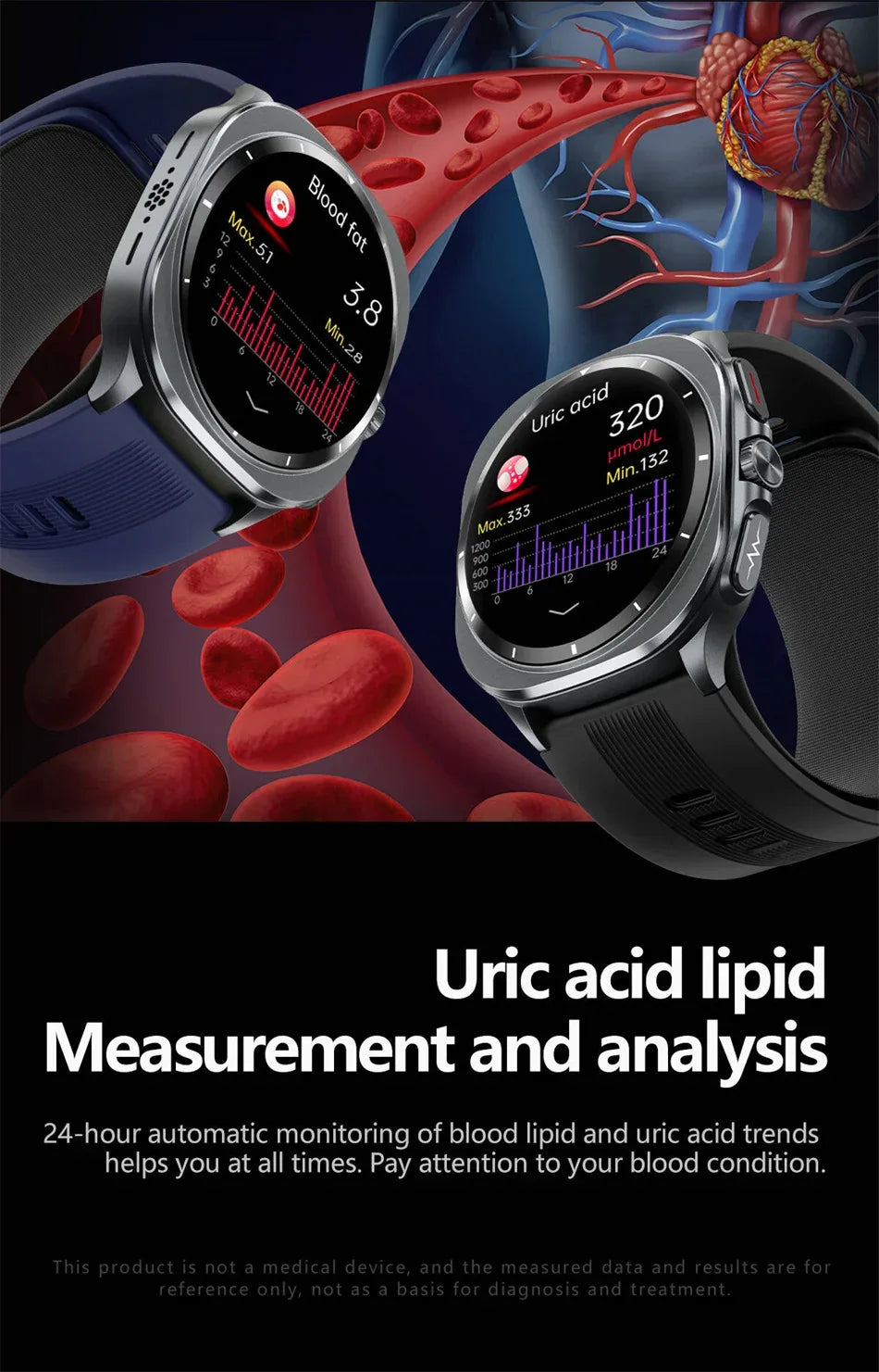 Airbag measurement Smart Watch Men ECG Air Pump Blood Pressure Blood Oxygen BT Call NFC SmartWatch For Man Android iOS upgrade